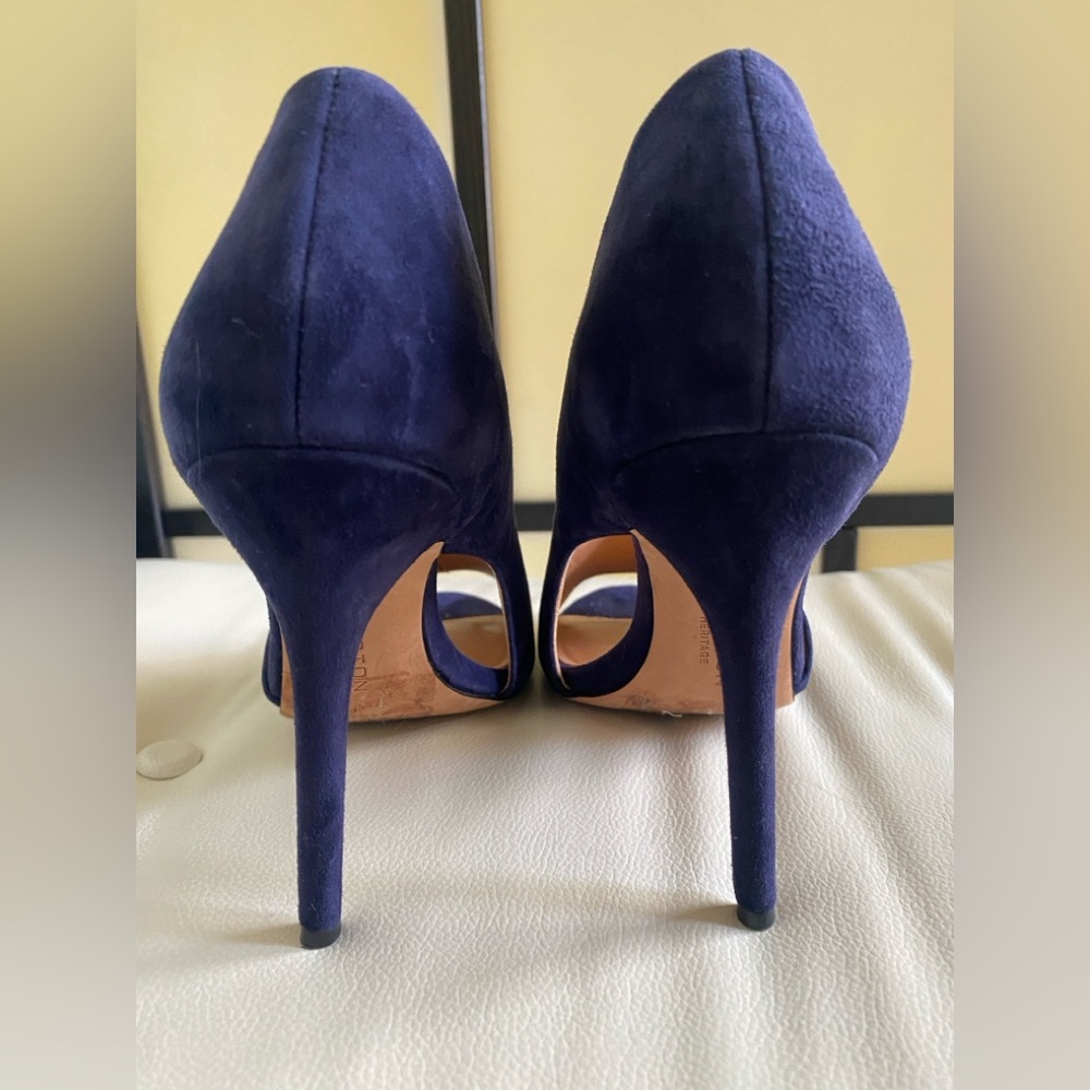 Halston Heritage Suede D'Orsay Pumps, Size 8 - Picture 5 of 7